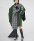 Waist Drawstring Cape Coat