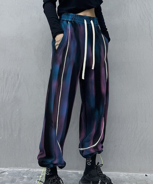 Tie-dye Drawstring Pants