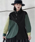 Color Blocking Blouse