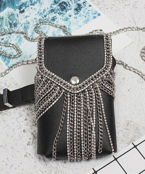 Chain Fringe Waist Bag