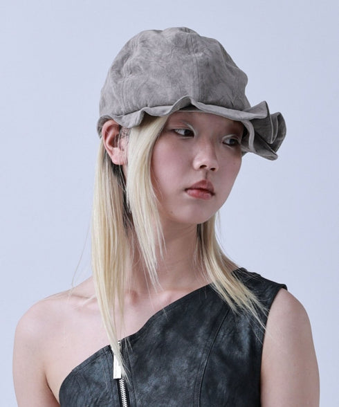 Velvet Wave Ribbon Hat