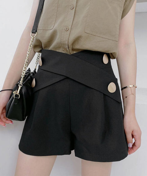 Side Button Shorts