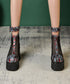 Mesh Ankle Boots