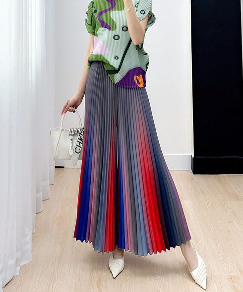 Gradation Pleat Pants