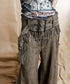 Tassel Belt Lantern Pants