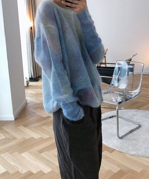 Pastel Gradation Knit