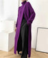 Long Knit Drape Sweater