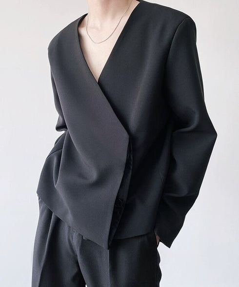 Cross Wrap V-neck Top