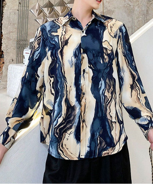 Geological Print Shirt