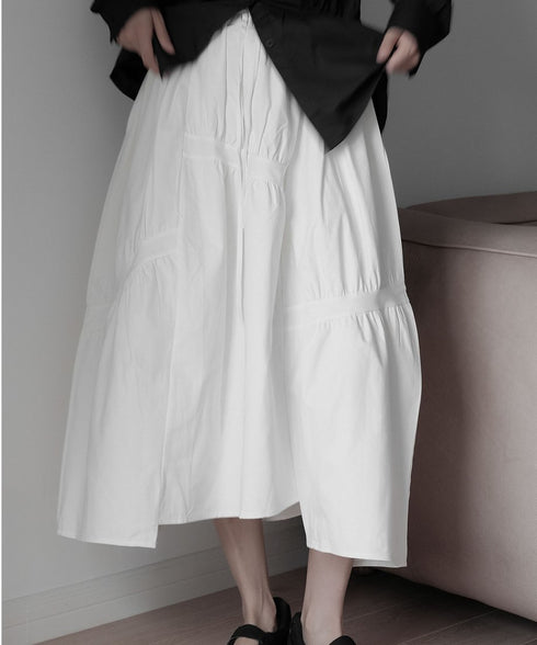 Asymmetric Switching Flare Skirt