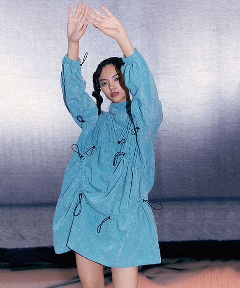 drawcord haze dress
