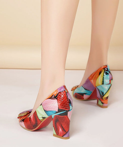 Ripple Open Toe Pumps