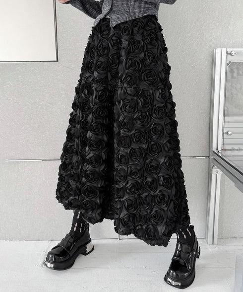 Three-dimensional Flower Skirt