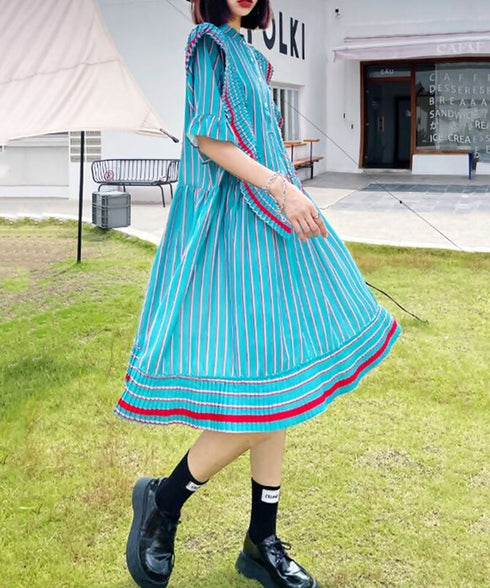 Frilly Pleated Dress