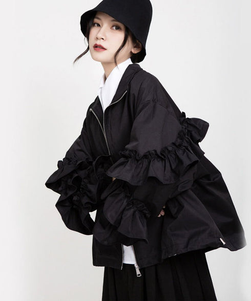 Tiered Frill Sleeve Jacket