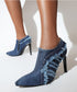 Denim Bootie