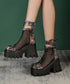 Mesh Ankle Boots