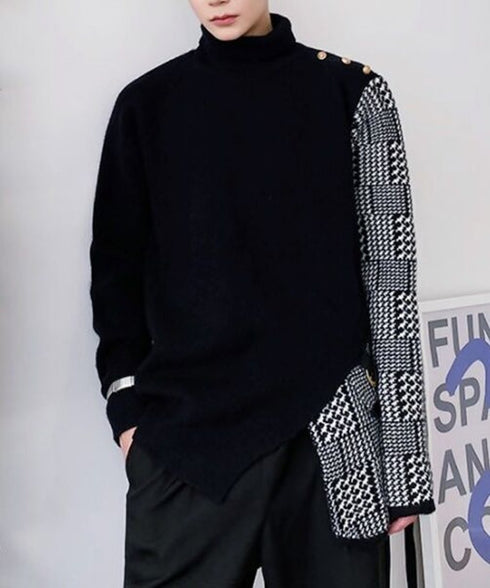 Turtleneck Knit Pullover