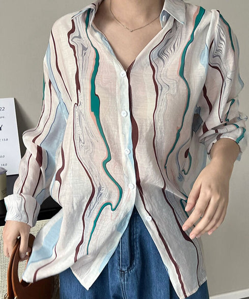Nara wind blouse