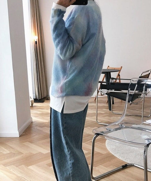 Pastel Gradation Knit