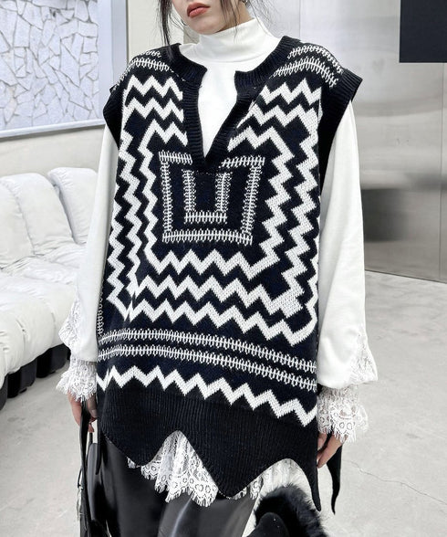 頸部開衩背心