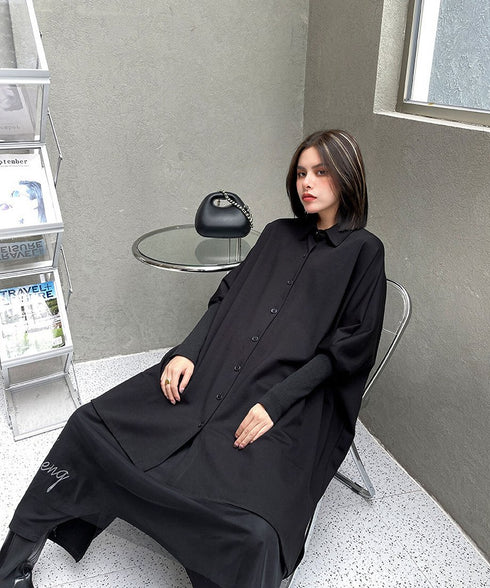 Oversized Cape Shirt