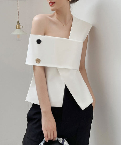 One shoulder top