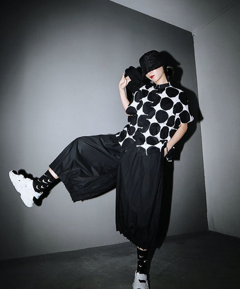 Polka Dot Short Sleeve Shirt