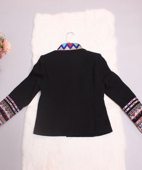 Mao color embroidery jacket