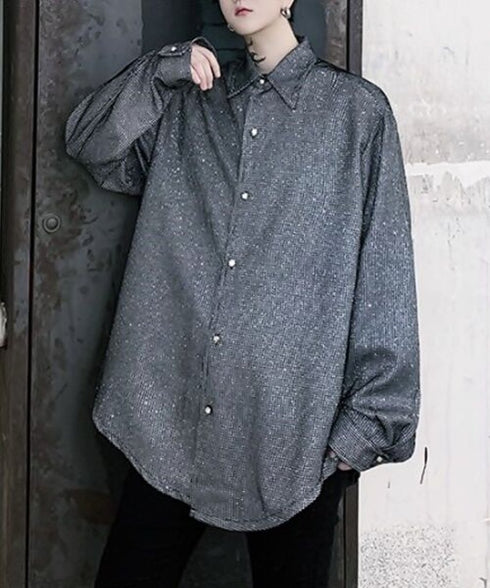 Shiny Jacquard Shirt