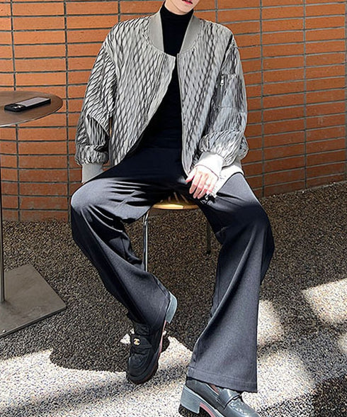 Wave Jacquard Blouson