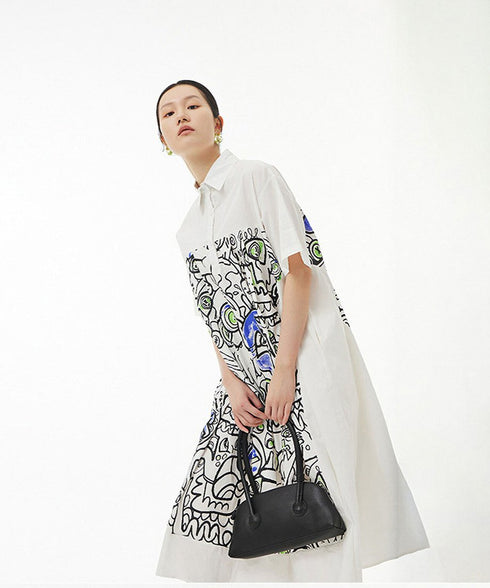 Graphic Art Printed Dress