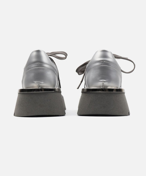 Mesh Metal Platform Shoes