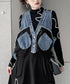 Mesh Denim Vest