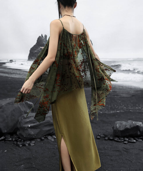 High Waist Straight Skirt