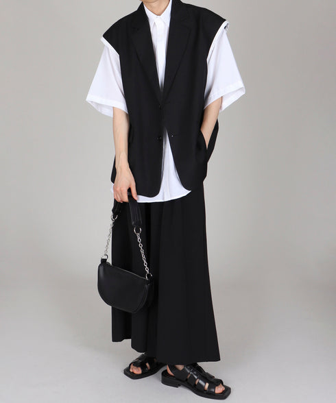Vest & Wide Pants Co-ord