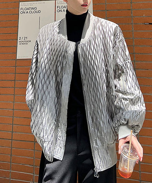 Wave Jacquard Blouson