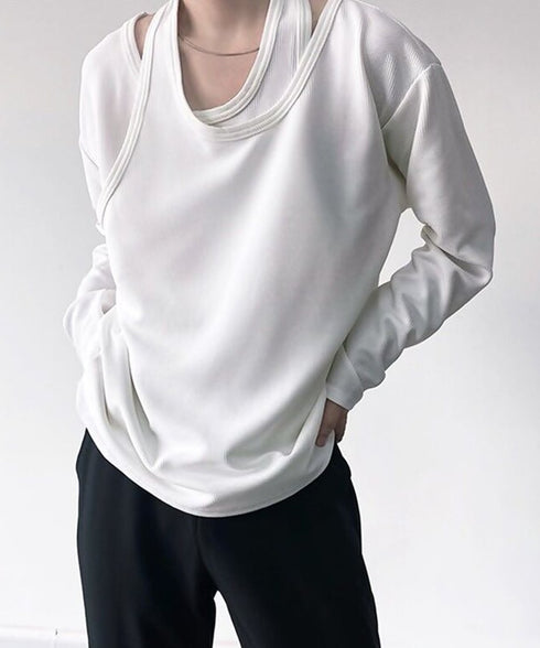 Overlapping Long Sleeve T-shirts