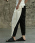 Bicolor Tapered Pants