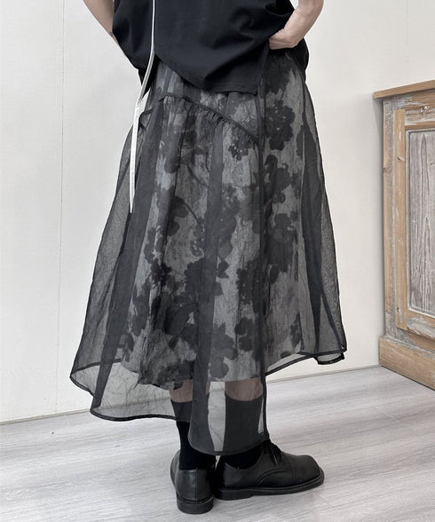 See-through Layered Skirt