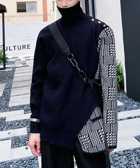 Turtleneck Knit Pullover