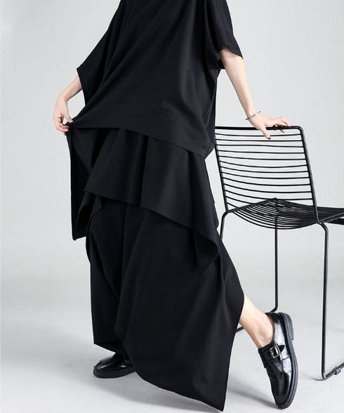 Layered Sarouel Pants