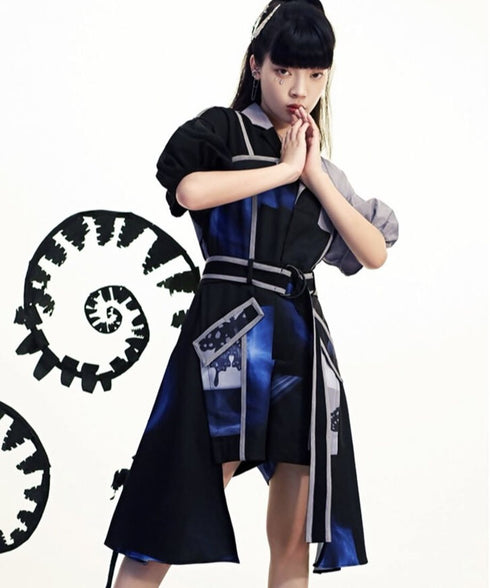 Puff Sleeve Short Overalls