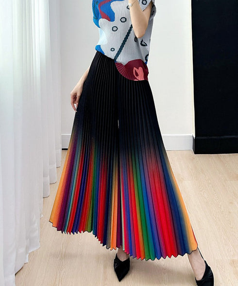 Gradation Pleat Pants