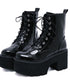 Lace Up Platform Boots