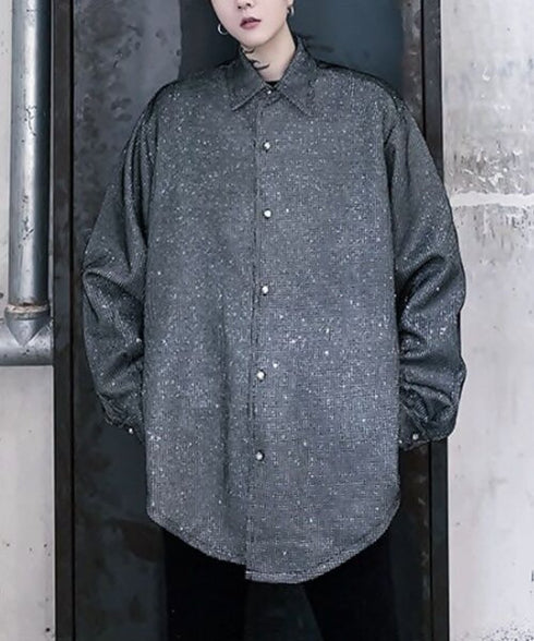 Shiny Jacquard Shirt