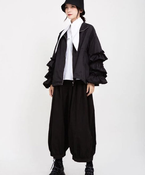 Tiered Frill Sleeve Jacket