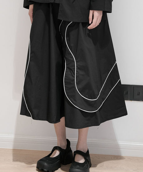 Double Line Flower Skirt