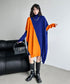 Diagonal Switch Sweater Dress