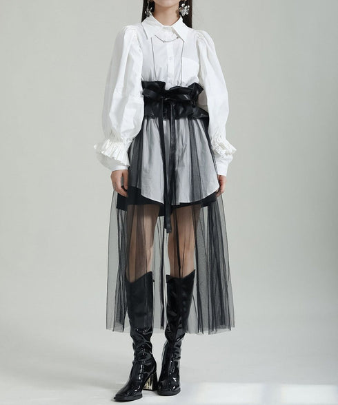 Tulle Wrap Belt